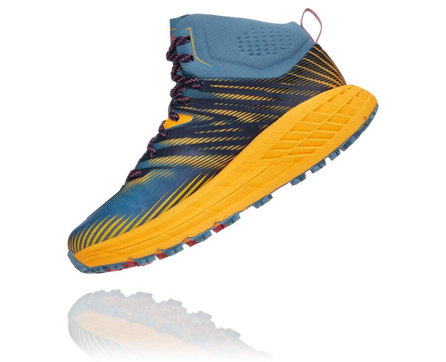 Hoka One One Trailove Tenisky Damske Modre - Speedgoat Mid GORE-TEX 2 - 71834-CXEU